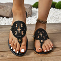Damen Businesstransparente Zehentrenner-Sandalen mit modischen Schnallen R&B
