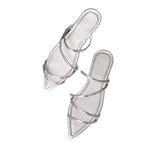 Damen Offene Sandalen mit metallic Akzenten und elegantem Design R&B