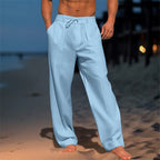 Herren weite Sommerhose mit elastischem Bund und praktischen Taschen R&B