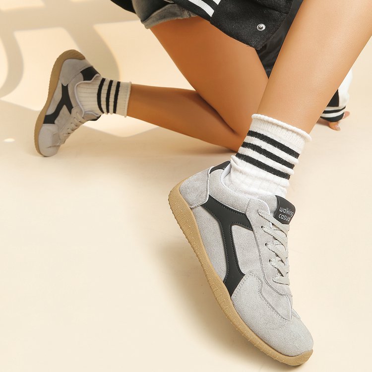 Damen lässige Sneakers mit atmungsaktivem Obermaterial und rutschfester Sohle R&B
