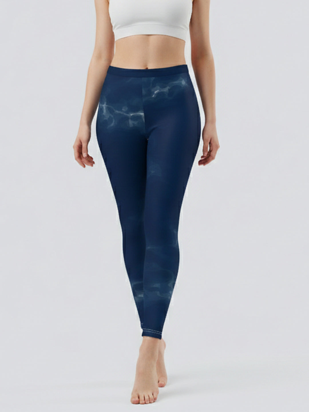 Damen Sportlegging mit stilvollem grafischen Design R&B