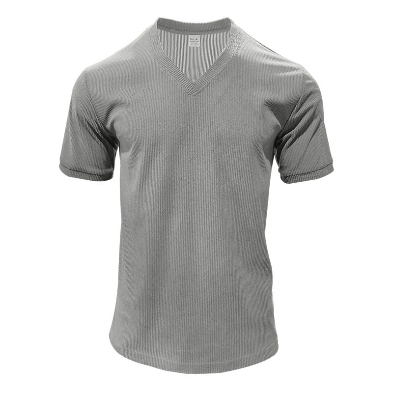 Damen V-Ausschnitt T-Shirt R&B