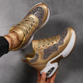Damen Glitzernde Sneakers mit dämpfender Sohle