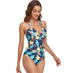 Damen Eleganter Hochgeschnittener Badeanzug R&B