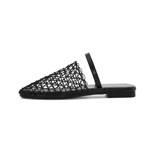 Damen moderne Slingback-Sandalen im Netzdesign R&B