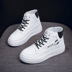 Damen Modische High-Top Sneakers mit gepolsterter Innensohle und rutschfester Sohle R&B