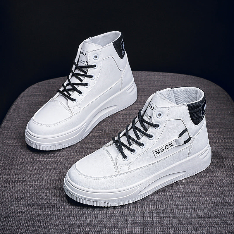 Damen Modische High-Top Sneakers mit gepolsterter Innensohle und rutschfester Sohle R&B