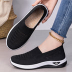 Damen Leichte Komfort-Sneaker mit atmungsaktiver Strickoberfläche