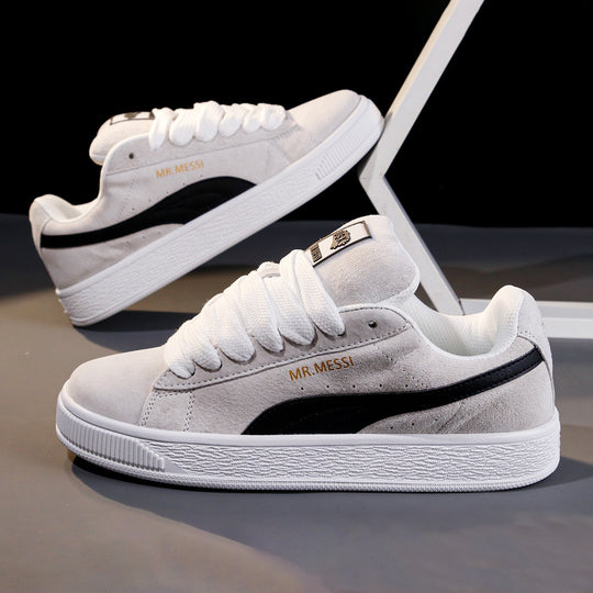 Damen modische Sneakers mit elastischen Schnürsenkeln und weichem Obermaterial R&B