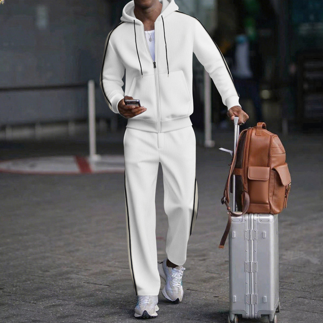 Herren Sportlicher Zweiteiliger Jogginganzug mit modernem Schnitt und praktischen Taschen R&B