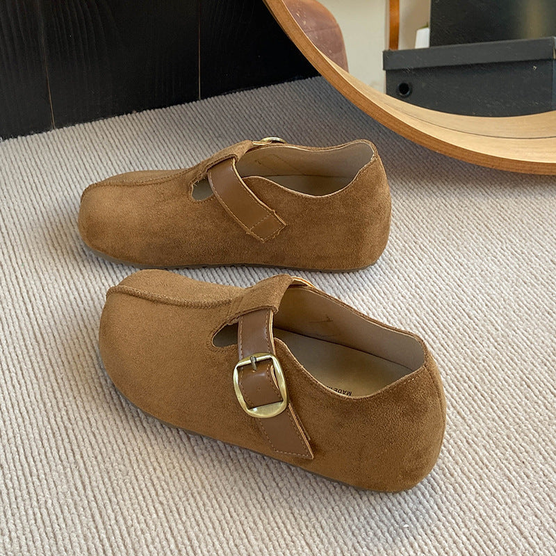 Damen bequeme Clogs mit verstellbarer Schnalle und weichem Obermaterial R&B