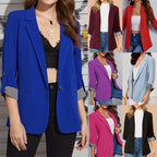 Damen Elegante Blazerjacke mit Kontrastdetails R&B