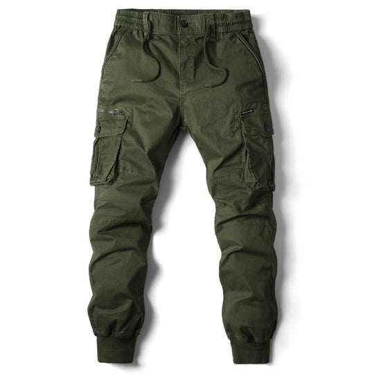Herren Cargo-Hosen mit praktischen Taschen und elastischem Bund R&B
