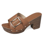Damen Wedge-Sandalen mit eleganter Schnalle R&B