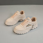 Damen sportliche Sneaker mit modischem Reißverschluss und stoßdämpfender Sohle R&B