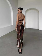 Damen Elegantes und figurbetontes Abendkleid im strapless Design R&B