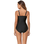 Damen Einteiler Badeanzug mit floralem Design und figurformender Wirkung R&B