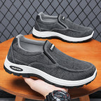 Damen Bequeme Slip-On Sneakers mit elastischem Obermaterial und rutschfester Sohle