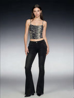 Damen Bootcut Jeans mit hohem Bund und elegantem Schnitt