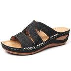 Damen Komfortable Sandalen mit exquisitem Blumenmuster R&B