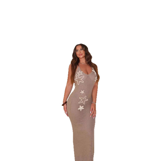 Damen Eleganter Häkel-Überwurf mit maritimen Akzenten R&B