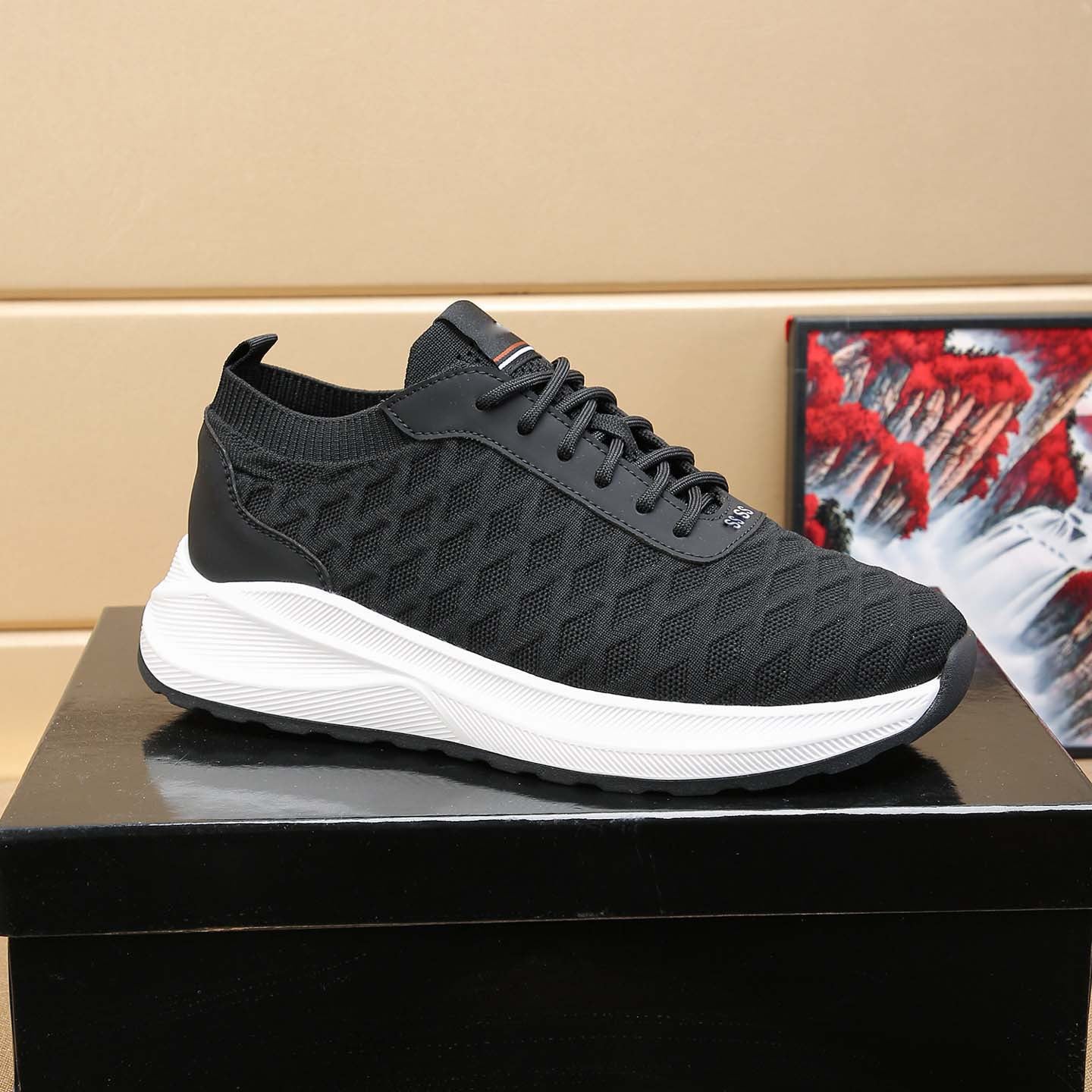 Damen Sportliche Mesh-Sneakers mit rutschfester Sohle und hochwertiger Dämpfung R&B