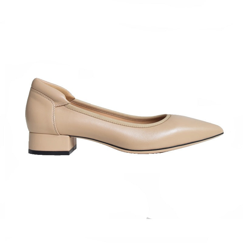 Damen elegante spitz zulaufende Ballerinas mit weichem Fußbett