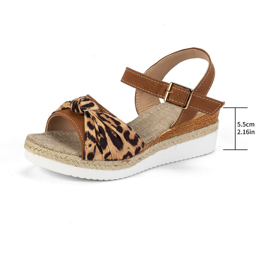 Damen Plateau-Sandalen mit modischem Riemendesign und komfortablem Fußbett R&B