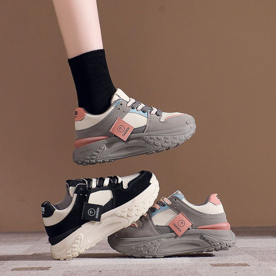Damen Sportliche Sneakers mit modernem Design und dämpfender Laufsohle R&B