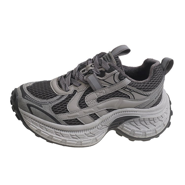 Damen sportliche Lauf-Sneaker mit atmungsaktivem Obermaterial und gepolsterter Sohle R&B