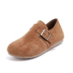 Damen Komfortable Slipper mit praktischem Klettverschluss R&B