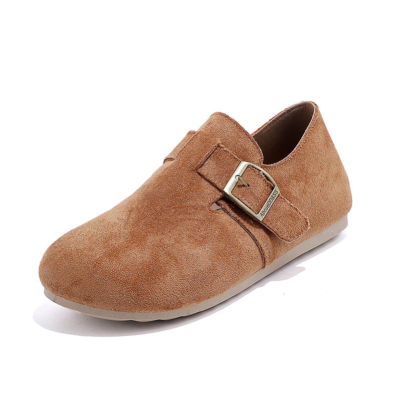 Damen Komfortable Slipper mit praktischem Klettverschluss R&B