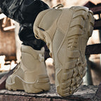 Herren taktische Stiefel mit verstärktem Knöchelschutz und rutschfester Sohle R&B