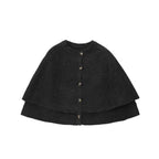 Damen modische Strickumhangjacke mit eleganten Knöpfen R&B