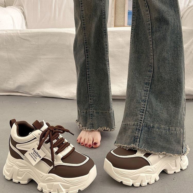 Damen Sportliche Chunky Sneakers mit innovativer Dämpfung und strapazierfähiger Obermaterialstruktur