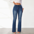Damen Flared Jeans mit hohem Bund und moderner Passform R&B