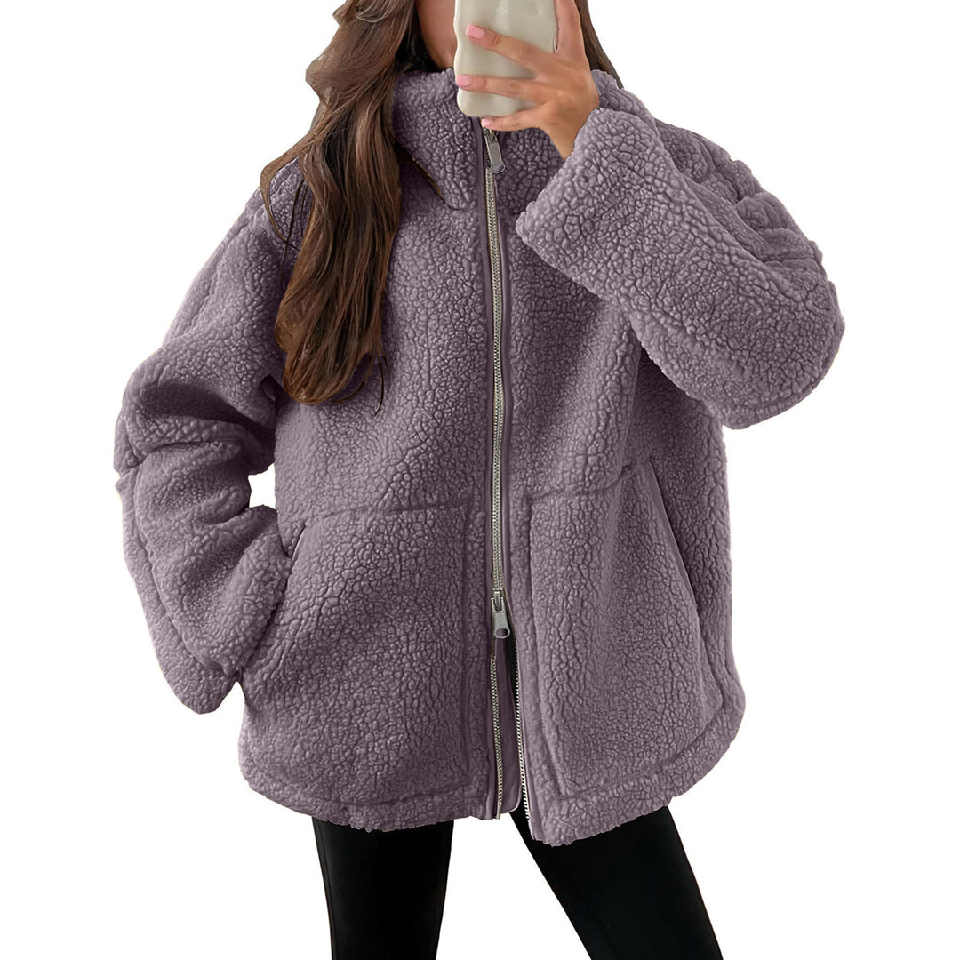 Damen Gemütlicher Fleece-Hoodie R&B
