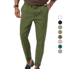 Herren Bequeme Chino-Hose mit elastischem Bund und stylischem Kordelzug R&B