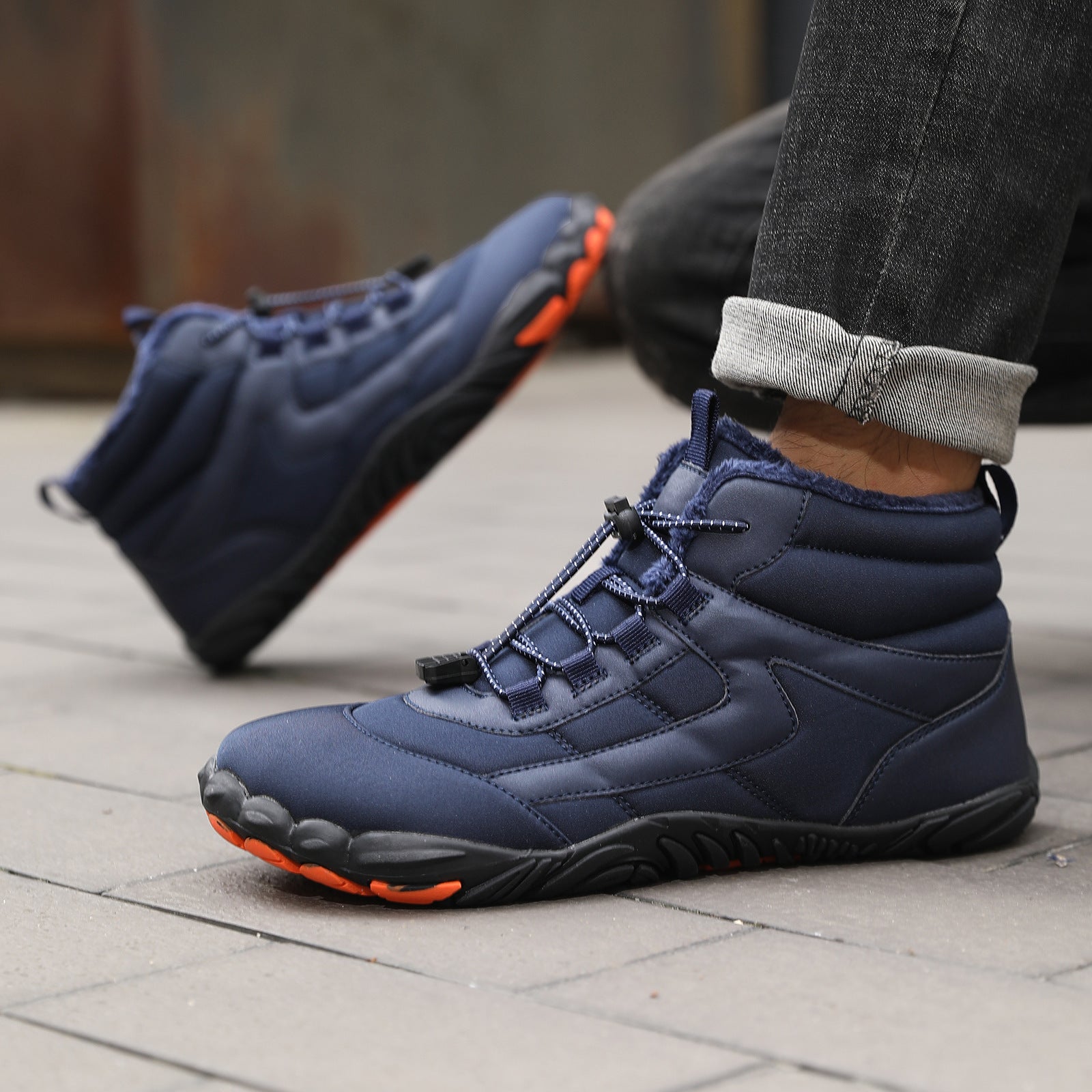 Damen Iso-Winterstiefel mit rutschfester Sohle und warmer Fütterung