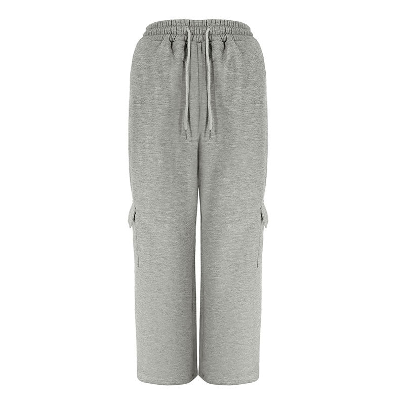 Damen Cargo-Hose mit elastischem Bund und Seitentaschen R&B