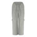 Damen Cargo-Hose mit elastischem Bund und Seitentaschen EB