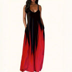 Damen Maxikleid mit elegantem Schnitt und seitlichen Taschen R&B