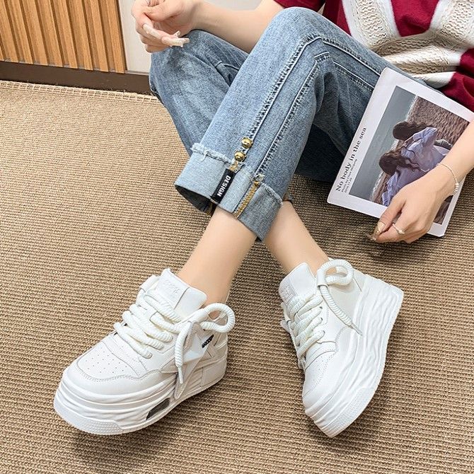 Damen Trendige Chunky Sneakers mit auffälligem Stern-Design R&B