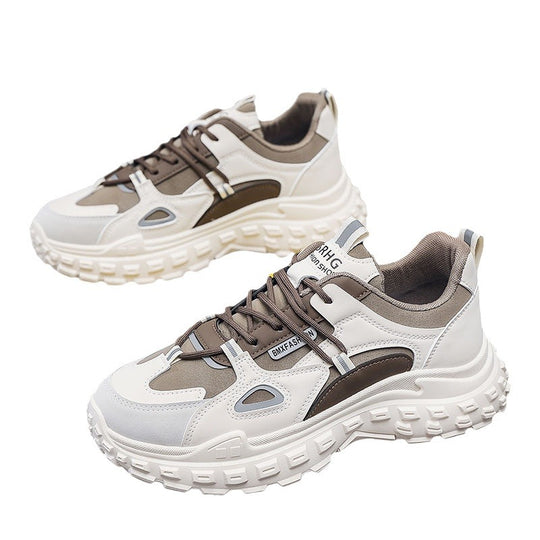 Damen Sportliche Chunky Sneakers mit atmungsaktiver Materialkombination R&B