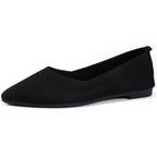 Damen Ballerinas mit kreativem Hahnentrittmuster und flexiblem Fußbett R&B