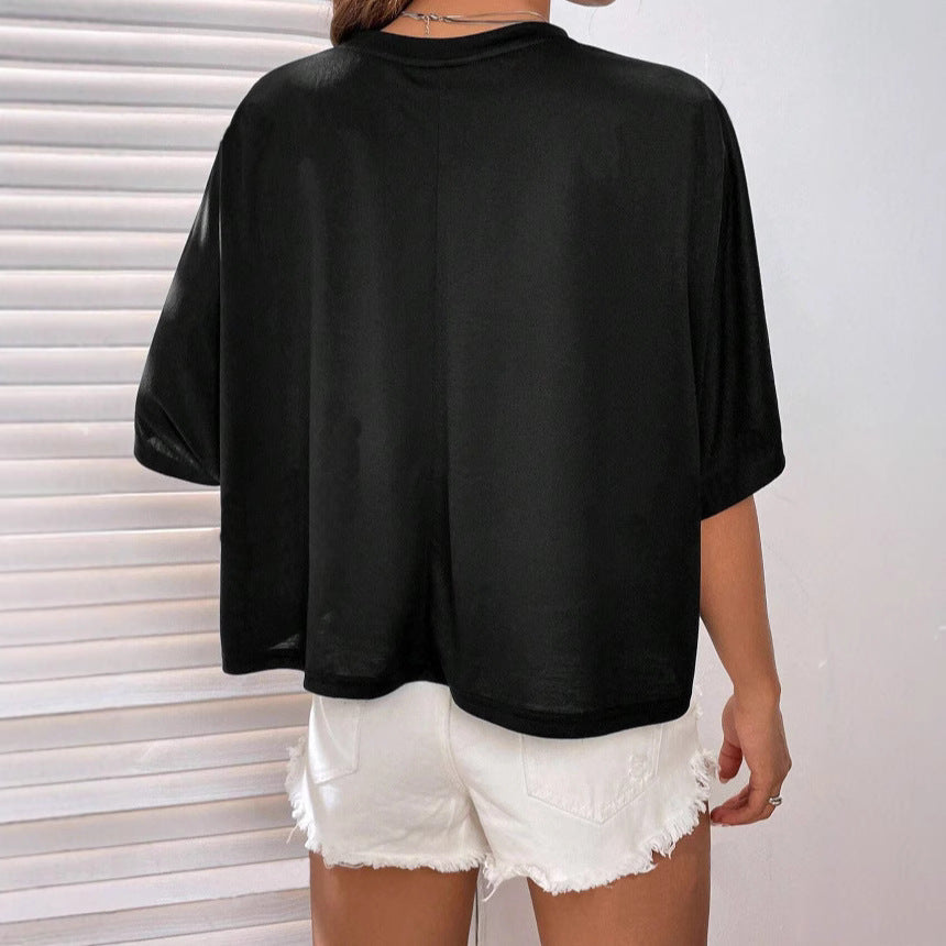 Damen Crop-Top mit weitem Schnitt R&B