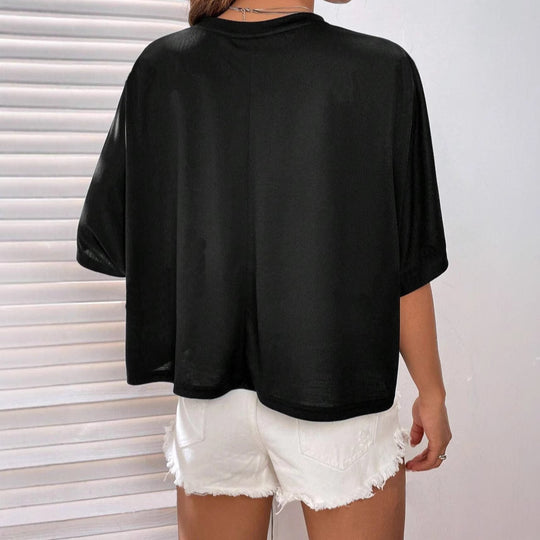 Damen Crop-Top mit weitem Schnitt R&B