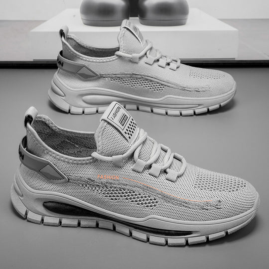 Damen Sportliche Laufschuhe mit atmungsaktivem Mesh-Obermaterial und stoßdämpfender Sohle R&B