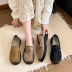 Damen Komfortable Slipper mit elegantem Schnallen-Design R&B