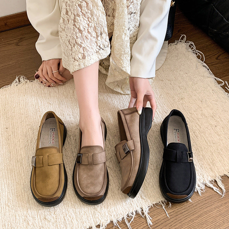 Damen Komfortable Slipper mit elegantem Schnallen-Design R&B